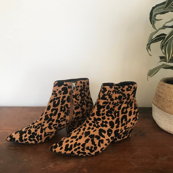 Leopard print ankle boot TOPSHOP - Picture 4 of 4